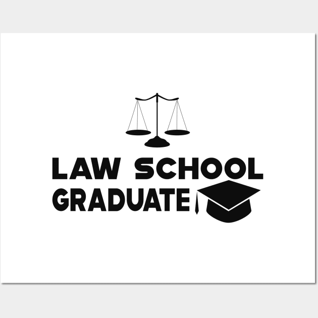 Law School Graduate Wall Art by KC Happy Shop